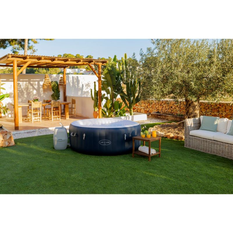 Lay-Z-Spa Spa Miami AirJet 4 Personnes Ø 180x66 cm, Bleu foncé – Image 3