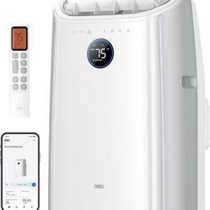 DREO Climatiseur mobile 12000 BTU (3 en 1 refroidissement/ventilation/déshumidification)