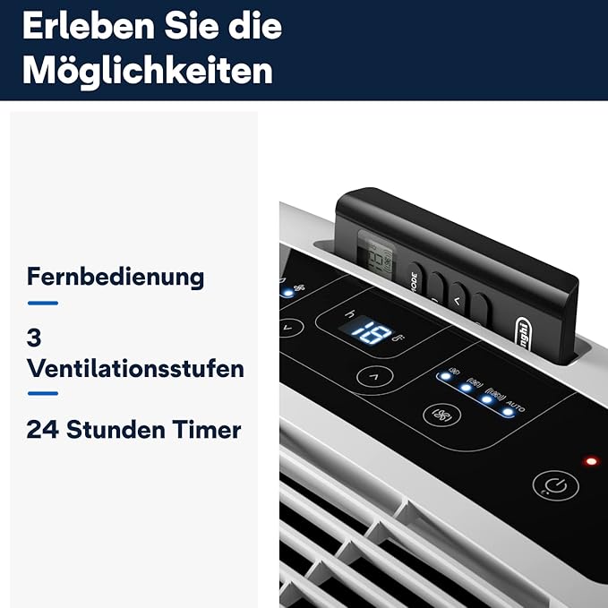 De'Longhi Pinguino - Climatiseur mobile 3 en 1 – Image 4