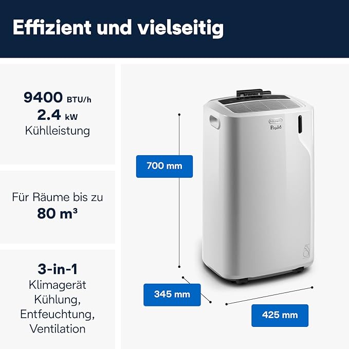 De'Longhi Pinguino - Climatiseur mobile 3 en 1 – Image 2