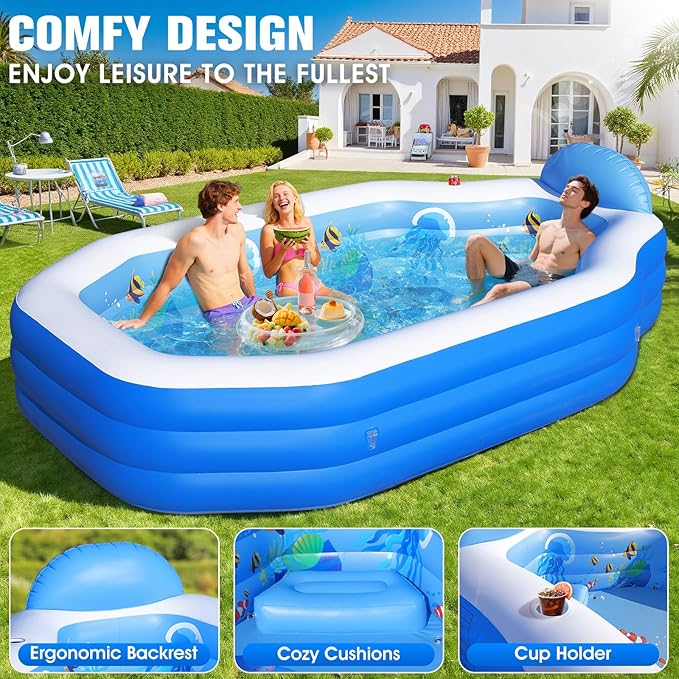 ChlorBlu Piscine gonflable avec toit – Image 4
