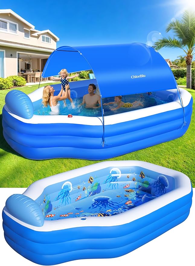 ChlorBlu Piscine gonflable avec toit