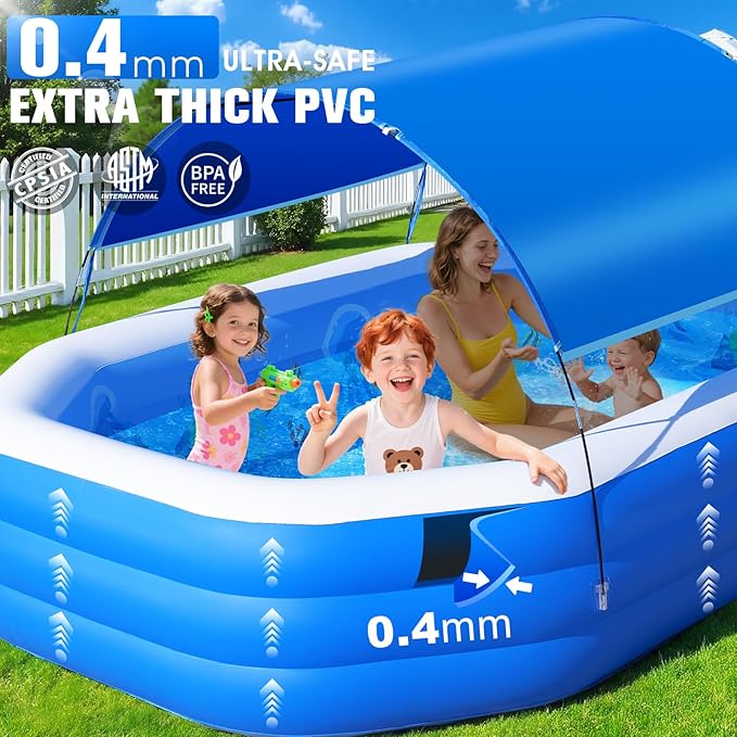 ChlorBlu Piscine gonflable avec toit – Image 3