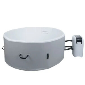 MCW Spa N97 4 personnes chauffant gonflable avec pompe, tissu Drop-Stitch, rond Ø150cm