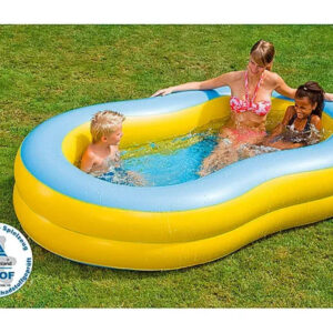 Piscine Jumbo en forme de 8, 233 cm x 132 cm x 37 cm